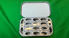 Metal Fly Fishing  Box. 16