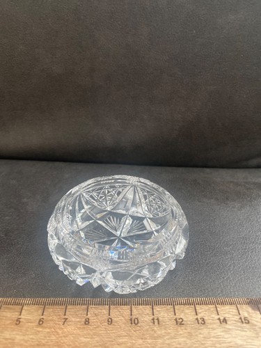 Vintage cut crystal glass 8cm - vintage,