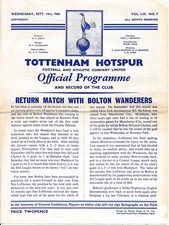 Tottenham v Bolton Wanderers