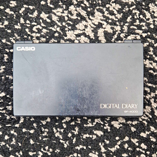 Casio 4000 digital diary - sf-4000,
