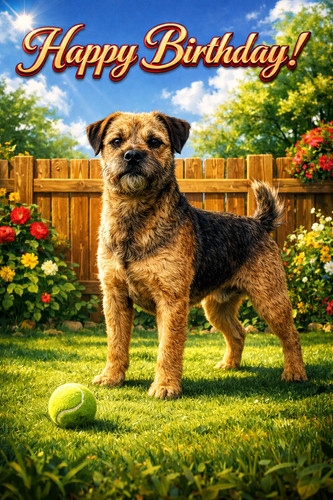 Border terrier dog - border,