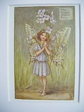 Vintage Flower Fairies Print &