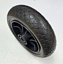 8" Trolley Wheel x 2 Puncture Proof Solid Wheels Frame Generator Generator