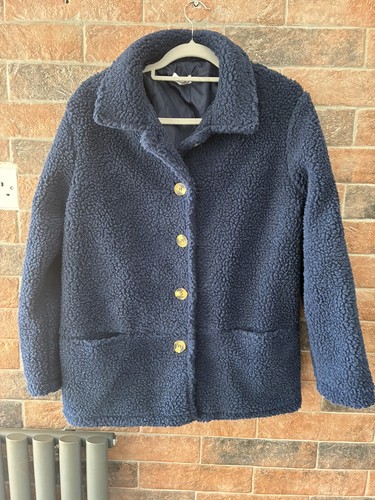 Damart navy teddy borg fleece - borg,