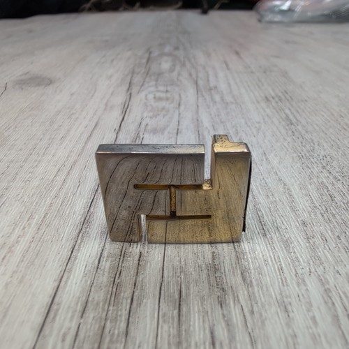 Gold tone fendi belt buckle - tone,