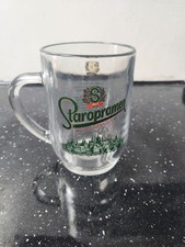 Staropramen Heavy pint glass Toughened Glass Tankard Stein (L)
