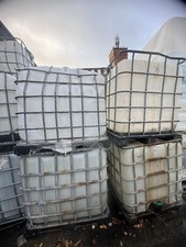 Damaged 1000 litre IBC,s Liquid Storage Container Tank (see description)