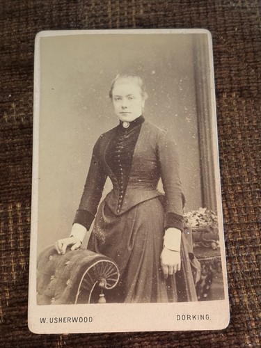 Victorian cdv photo woman - victorian,