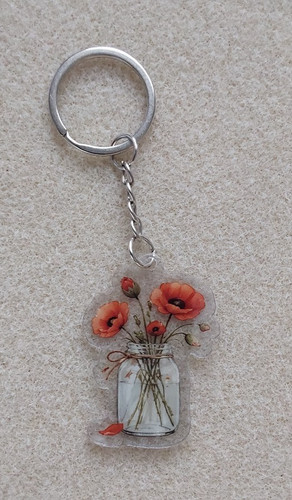 Beautiful perspex poppy themed - poppy,