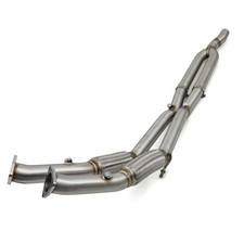 STAINLESS RACE SPORT EXHAUST DE CAT DECAT DOWNPIPE FOR AUDI A3 8P 3.2 V6 QUATTRO