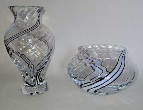 Pair vintage caithness - pair,