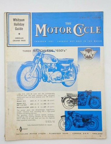 The motor cycle magazine 18th - the,