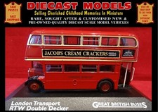 RTW DOUBLE DECKER BUS; LONDON