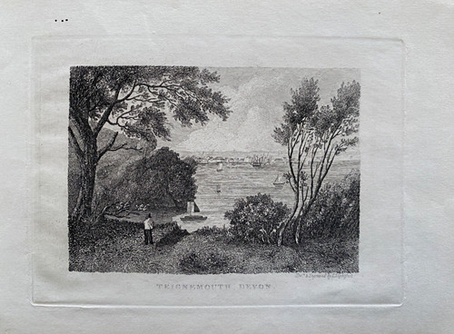1845 antique print - 1845,