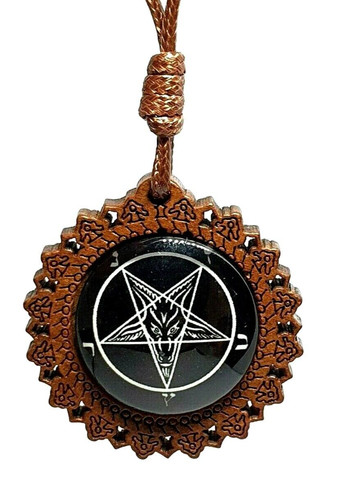 Baphomet inverted pendant - baphomet,