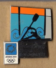 ATHENS 2004. OLYMPIC GAMES. PICTOGRAM. CANOE KAYAK SLALOM. VERY LIMITED EDITION