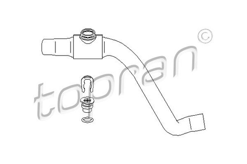 New radiator hose for - radiator, vw:golf