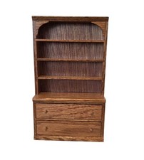 Dolls House Oak Bookcase