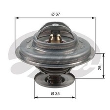 Gates Thermostat for BMW 323 i M52B25(256S3) 2.5 Litre May 1995 to May 1999