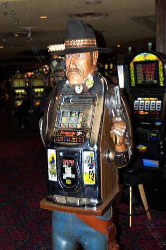 One armed bandit slot machine - one,