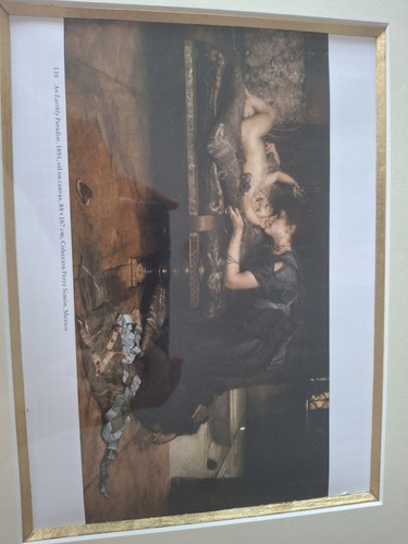 Vintage framed art - framed, "an
