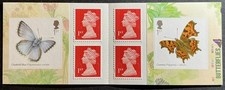 GB 2013 BUTTERFLIES CYLINDERS BOOKLET MNH MINT  SET SELF ADHESIVE STAMPS F/POST