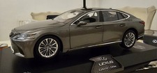 SUMS ALMOST REAL 2018 LEXUS LS500H DEALER 1:18 MODEL DIECAST PAUDI GREY