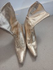 Karen Millen Gold  Leather