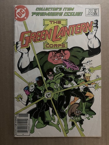 Green lantern 201 comic book - green, #201