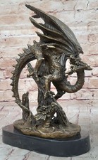 BRONZE DRAGON STATUE Chinese