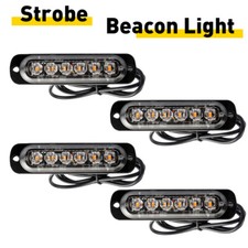 4x Truck Amber Recovery Strobe