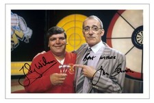 JOCKY WILSON & JIM BOWEN Signed Autograph PHOTO Gift Print DARTS Bullseye