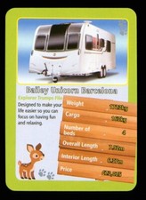 1 x Info card Caravan Bailey Unicorn Barcelona - S30