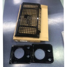 Heritage Edition Style Grille (3pc) Kit for Land Rover Defender 90 110 Gloss BLK