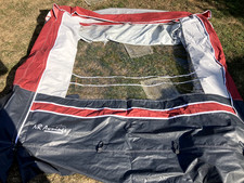 NR Awnings Standard Coniston Porch Caravan Awning Burgundy Colour