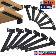 6x Floating Shelf Brackets