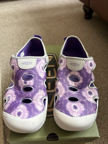 Girl keen purple white - purple/white, tie