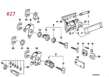 BMW 3 E30 Front Door Lock