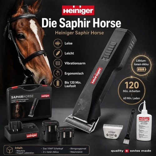 Heiniger saphir horse battery - horse,