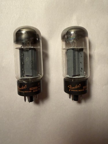 Fender tube 6l6 - (x2),