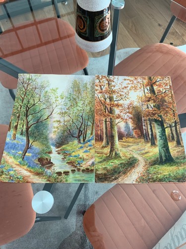 Watercolour paintings unframed - paintings,