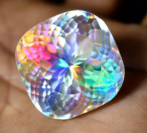 Natural mystic topaz - 54.70,