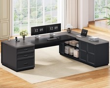 78.7" L Shaped Executive Desk
