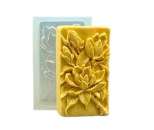 MAGNOLIA SILICONE MOLD for soap making and other crafts, flexible sturdy flower