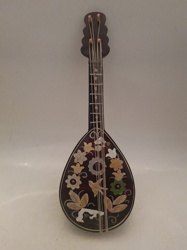 Antique inlaid mandolin - antique, music