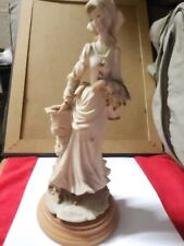 Vintage A. Belcari  'Woman Leaning against Wall' Italian Figurine