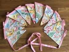 Patchwork Bunting Made With Cath Kidston Floral & Spots Fabrics 11 Flags 2.12M