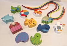 Threading Shapes Game. Early Years Resources. Great Condition. 