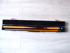 Vintage Tecno Classic 2 Piece Snooker Cue in Jimmy White BCE Case with Chalk