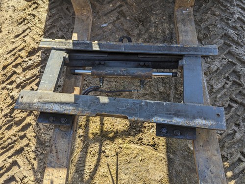 Forklift side shift - shift, attachment